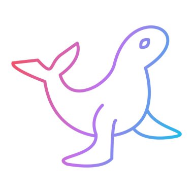 hayvan vektör simgesi işareti