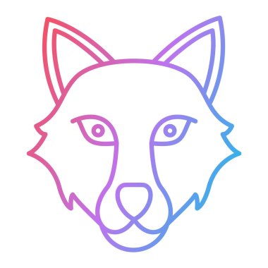 hayvan vektör simgesi işareti