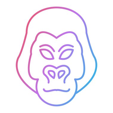 hayvan simgesi vektör illüstrasyon tasarımı