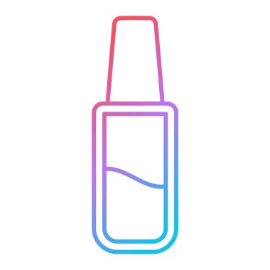 Tırnak cilası simgesi vektör illüstrasyon tasarımı