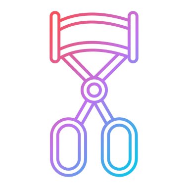 Çizgi çapraz bacak simgesi beyaz arkaplanda izole edildi. vektör illüstrasyonu