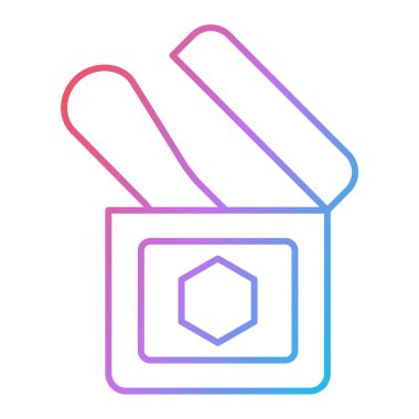 Bir hediye kutusu simgesinin çizimi