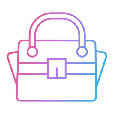 el çantası simgesi vektör illüstrasyon tasarımı