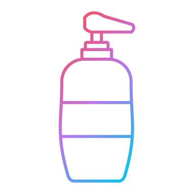 Moda tarzı izole edilmiş arka planda şişe simgesi