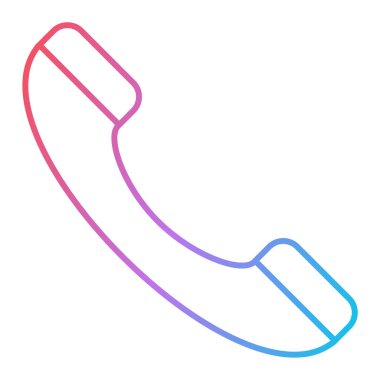 telefon arama simgesi vektör illüstrasyonu