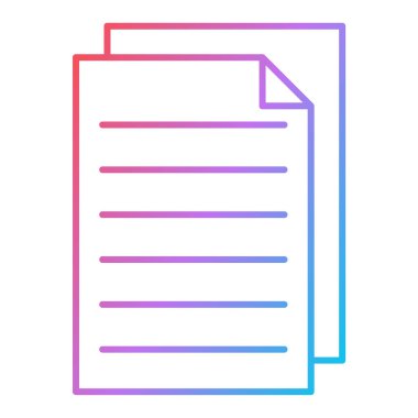 belge simgesi, vektör çizimi