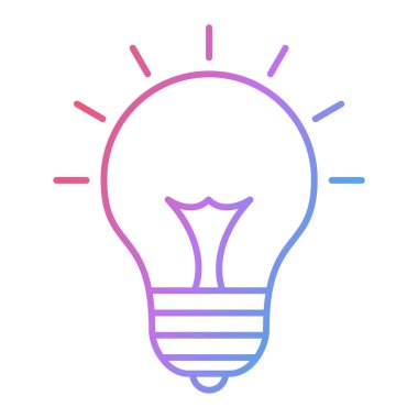 ampul vektör simgesi