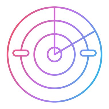 hedef simge vektör illüstrasyonu