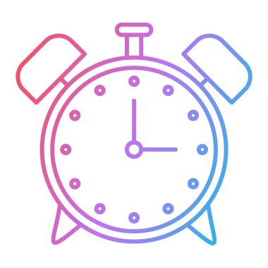 Saat simgesi vektör illüstrasyonu