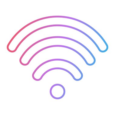 wifi simgesi vektör illüstrasyonu