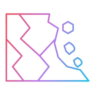 seo modern simgesinin vektör illüstrasyonu