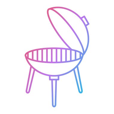 Izgara ikonu. Web tasarımı için vektörün özet çizimi ve çubuğu