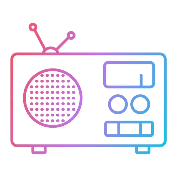 Radio Device Icon Vector Illustration Graphic Design — Stock Vector