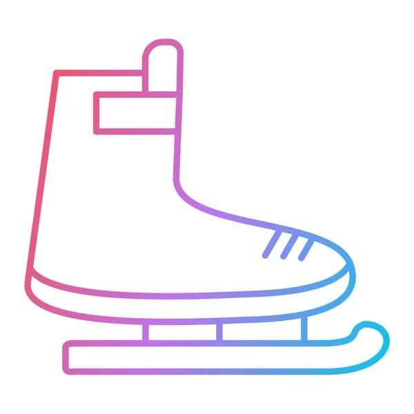 Ice Skate Icon Outline Illustration Vector Icons Web — Stock vektor