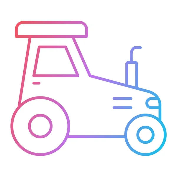 Car Transport Line Icon Outline Vector Illustration Isolated White Background — Διανυσματικό Αρχείο