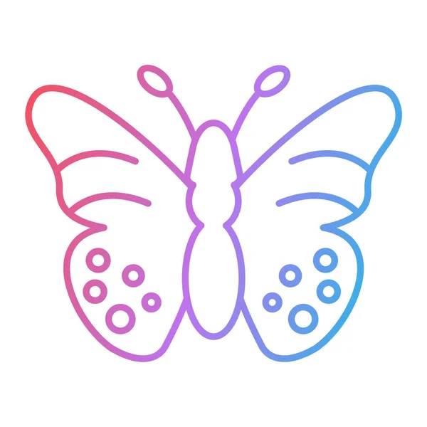 Schmetterling Symbol Vektor Illustration Design — Stockvektor