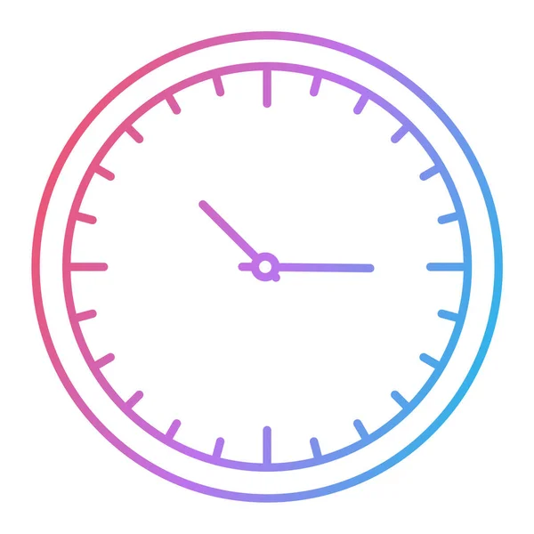 Reloj Icono Vector Ilustración — Archivo Imágenes Vectoriales