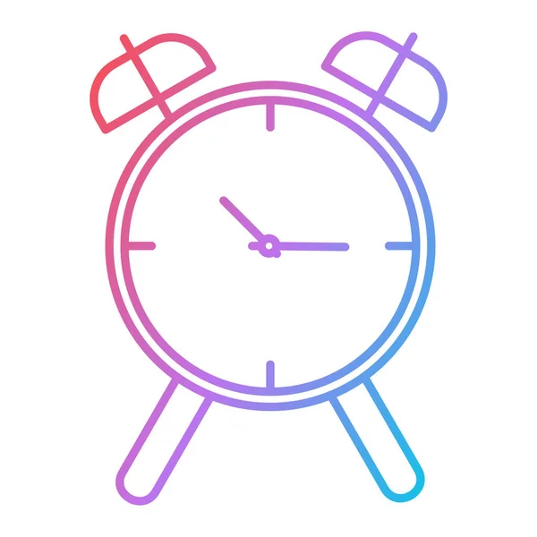 Alarm Klok Pictogram Vector Illustratie Ontwerp — Stockvector