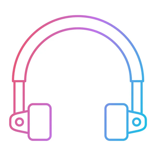Headphones Icon Vector Illustration — Stock Vector