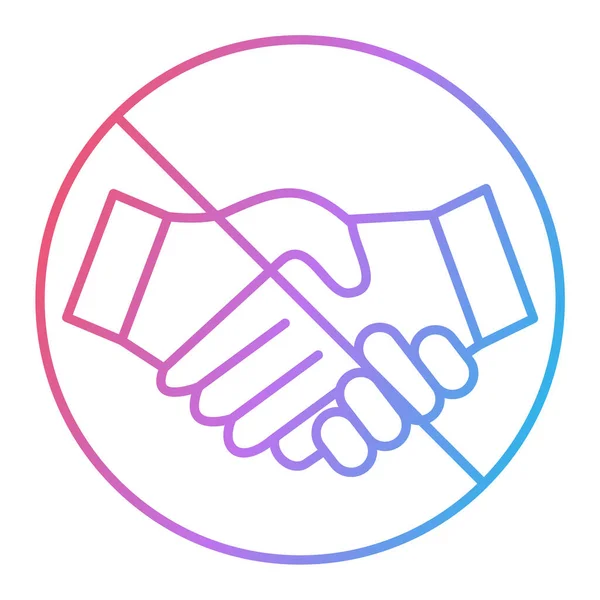 Illustration Zum Handshake Symbol Vektor — Stockvektor