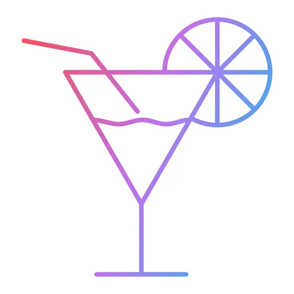 Cocktail Icon Simple Illustration Tequila Drink Vector Icons Web Design — Stock Vector