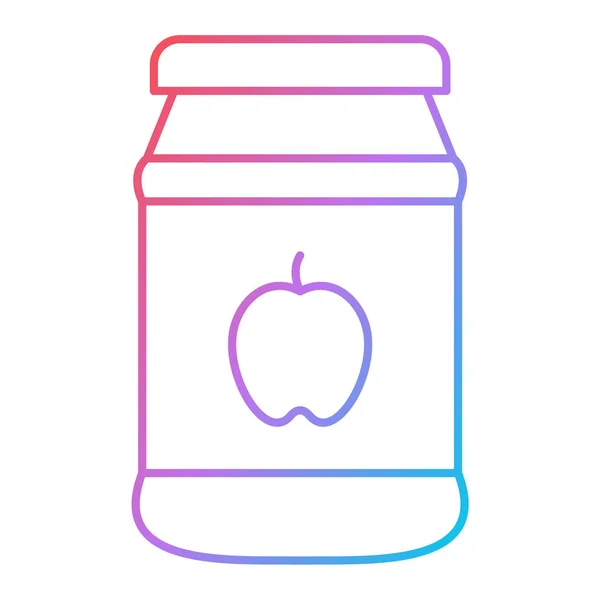 Jar Food Drink Vector Illustration Design — ストックベクタ