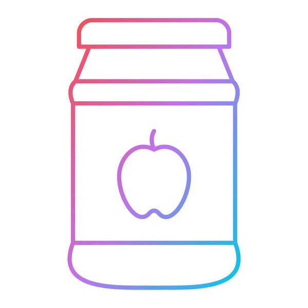 jar with food and drink vector illustration design