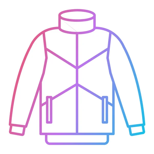 Icône Des Vêtements Hiver Illustration Vectorielle — Image vectorielle
