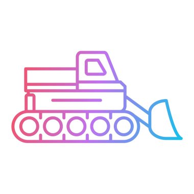 Kazı simgesi vektör illüstrasyonu