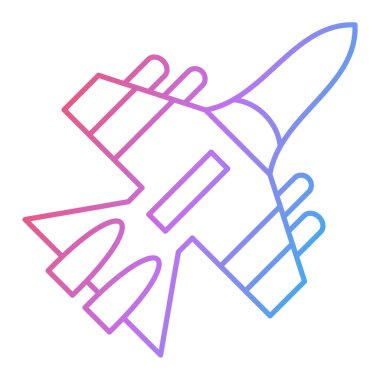 düzlem ikonu vektör illüstrasyonu