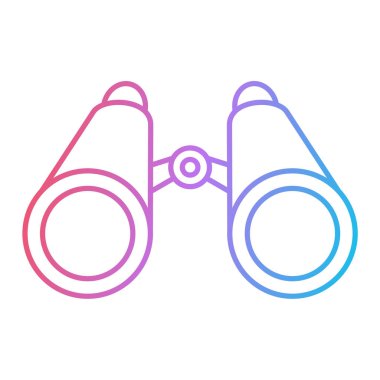 dürbün simgesi vektör çizim şablonu