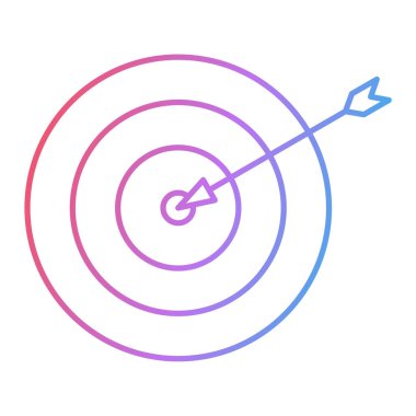 hedef simge vektör illüstrasyonu