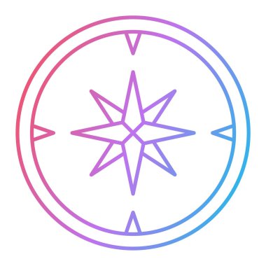 Pusula simgesi vektör resimlemesi