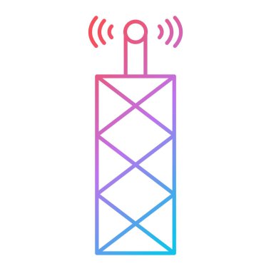 anten simgesi vektör illüstrasyonu