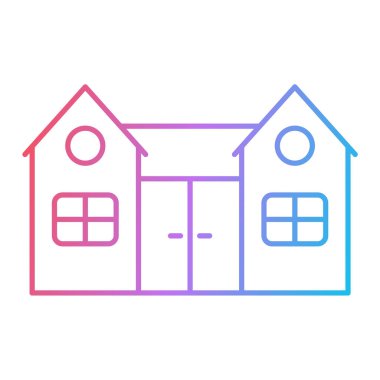 ev simgesi vektör illüstrasyonu