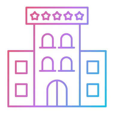 Kiliseye. Web simgesi basit illüstrasyon