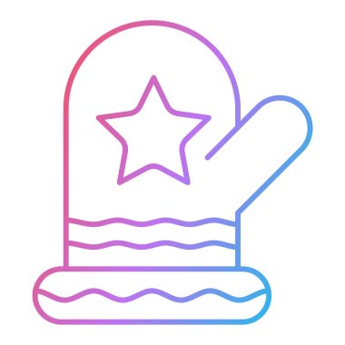 Sihirli Şapka simgesi vektör çizimi