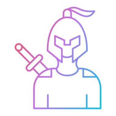 İtfaiyeci ikon vektörü. İnce çizgi işareti. izole edilmiş sınır sembolü çizimi