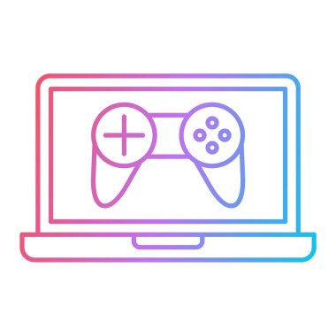 Video oyunu konsolu vektör illüstrasyon tasarımı