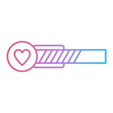 kalp atış hızı ikonu vektör çizimi tasarımı