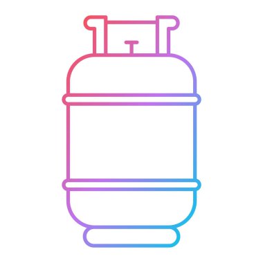 Su damlası ikonu. Web için gaz yakıcı vektör simgelerinin özet çizimi