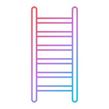 merdiven simgesi. vektör illüstrasyon