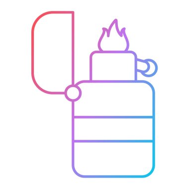 kamp ikonu vektör illüstrasyonu