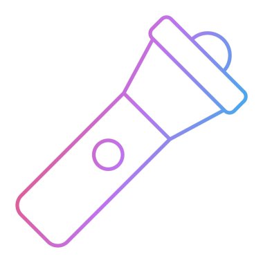 fener simgesi vektörü beyaz arkaplanda izole edildi, şeffaf işareti yapıştır