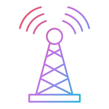 anten simgesi vektör illüstrasyonu