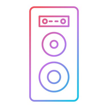 hoparlör vektör illüstrasyonu