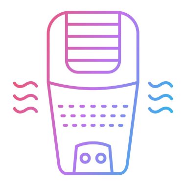 mobil aygıt vektör çizgisi simgesi