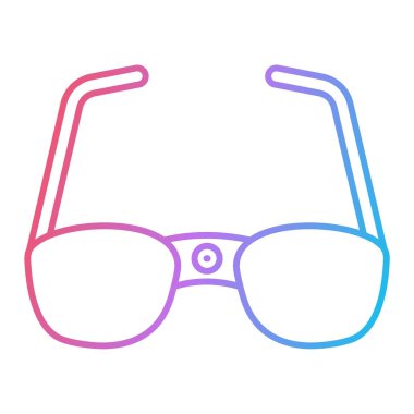 güneş gözlüğü ikonu vektör çizimi tasarımı