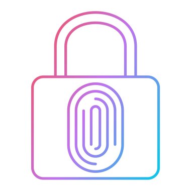 ikon vektör illüstrasyonunu kilitle