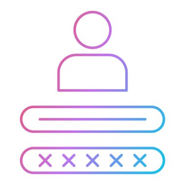 kullanıcı arayüzü simgesi, vektör illüstrasyonu